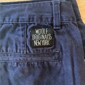 Navy Men's Flat Front Shorts